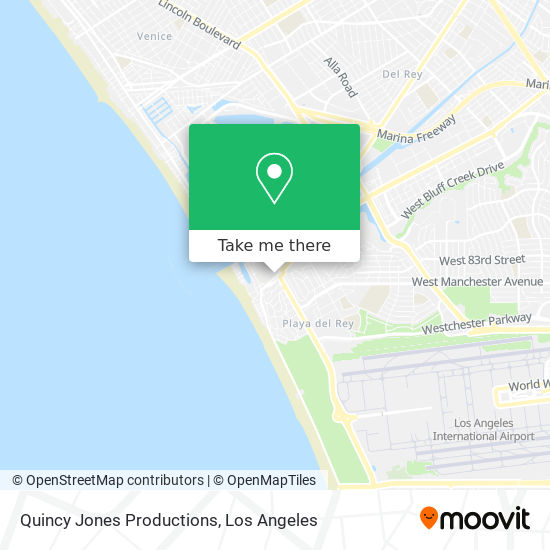 Mapa de Quincy Jones Productions