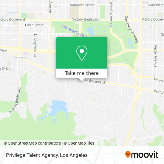 Privilege Talent Agency map
