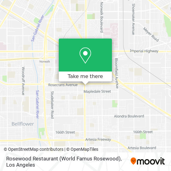 Mapa de Rosewood Restaurant (World Famus Rosewood)