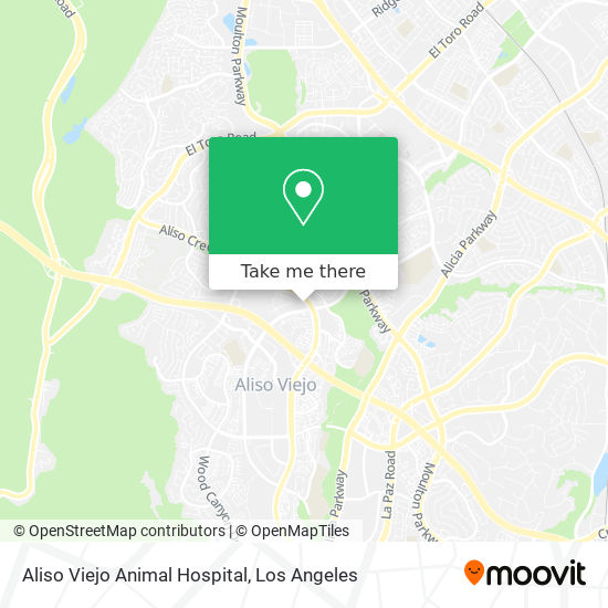 Aliso Viejo Animal Hospital map