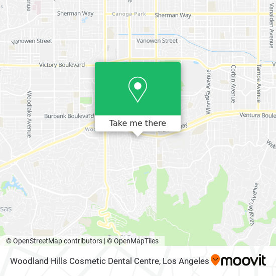 Woodland Hills Cosmetic Dental Centre map