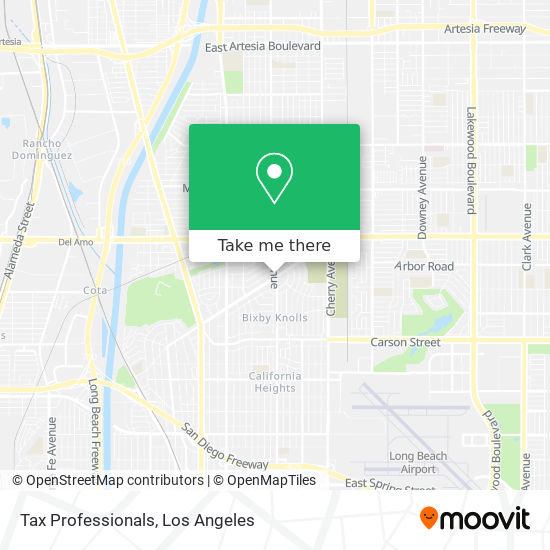 Tax Professionals map