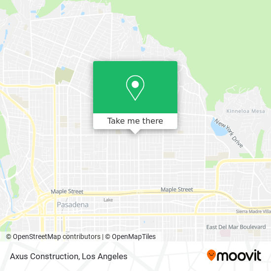 Axus Construction map