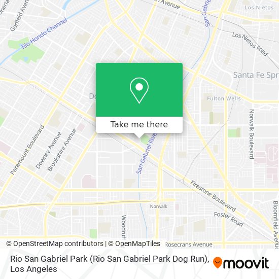 Mapa de Rio San Gabriel Park (Rio San Gabriel Park Dog Run)