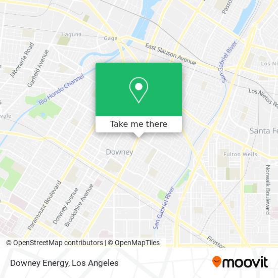 Mapa de Downey Energy