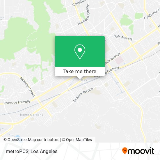 metroPCS map