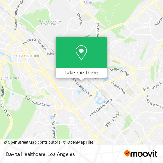 Davita Healthcare map