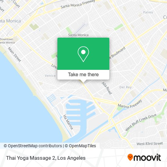 Mapa de Thai Yoga Massage 2