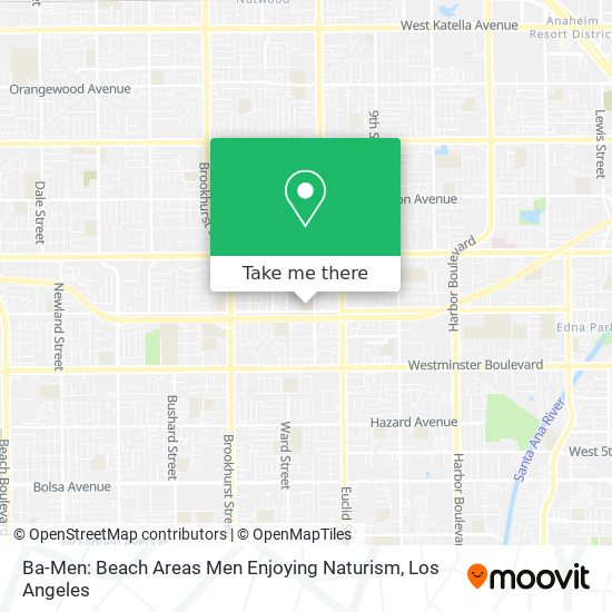 Mapa de Ba-Men: Beach Areas Men Enjoying Naturism
