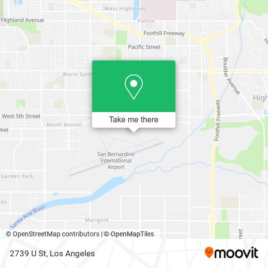 Mapa de 2739 U St