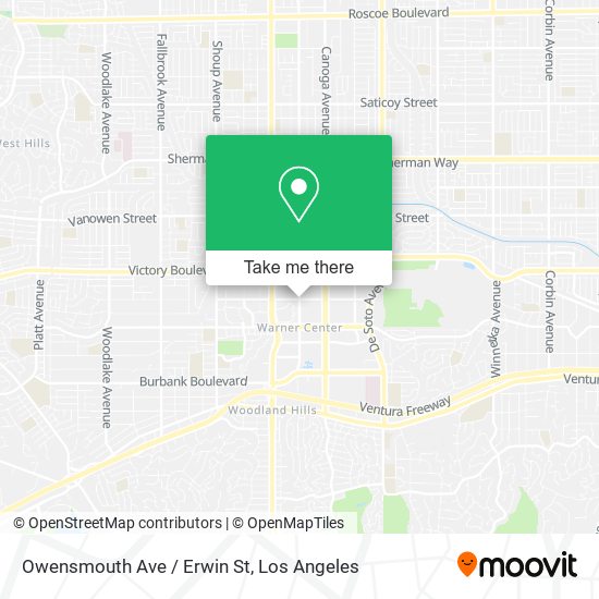 Owensmouth Ave / Erwin St map