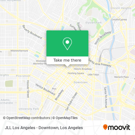 JLL Los Angeles - Downtown map