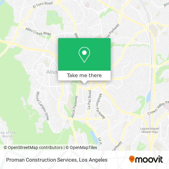 Proman Construction Services map
