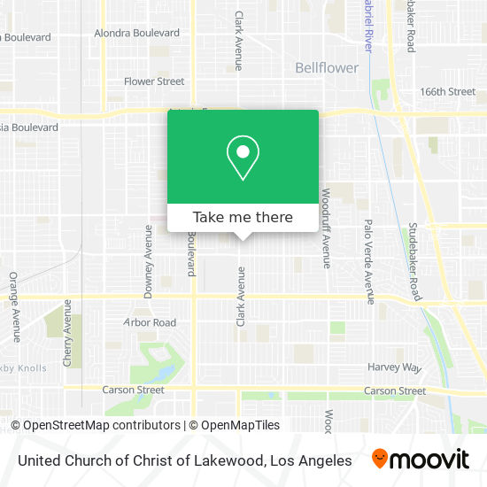 United Church of Christ of Lakewood map