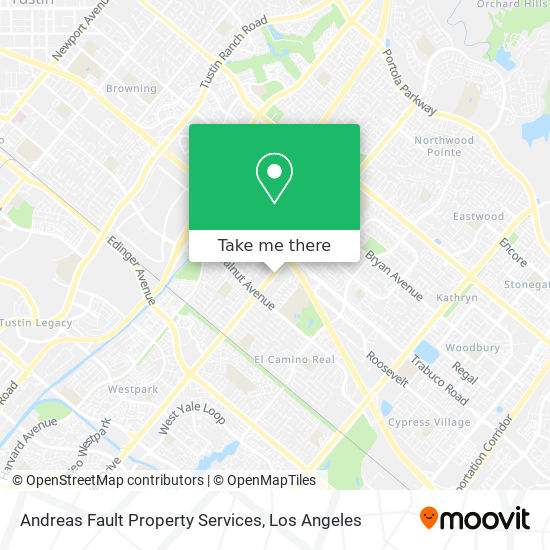 Andreas Fault Property Services map