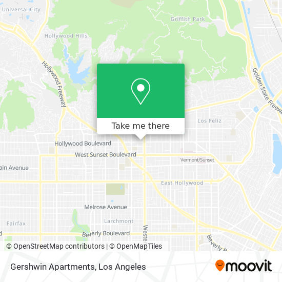 Gershwin Apartments map