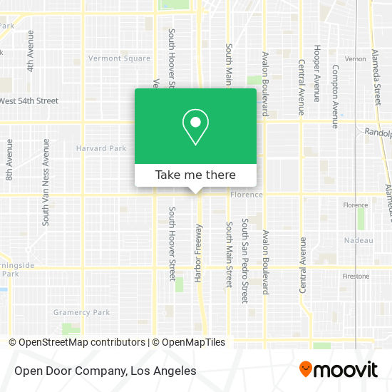 Mapa de Open Door Company