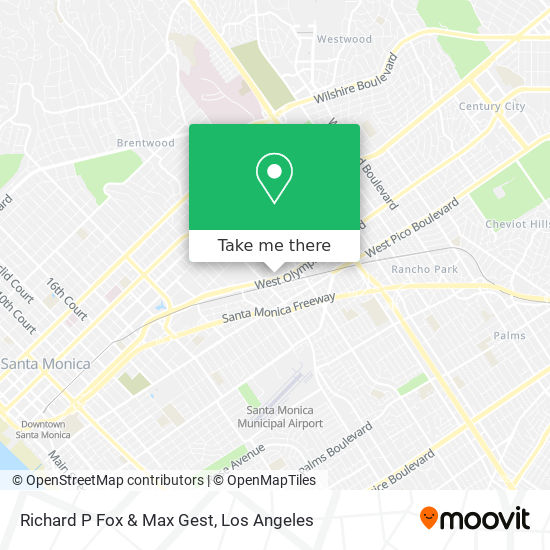 Richard P Fox & Max Gest map