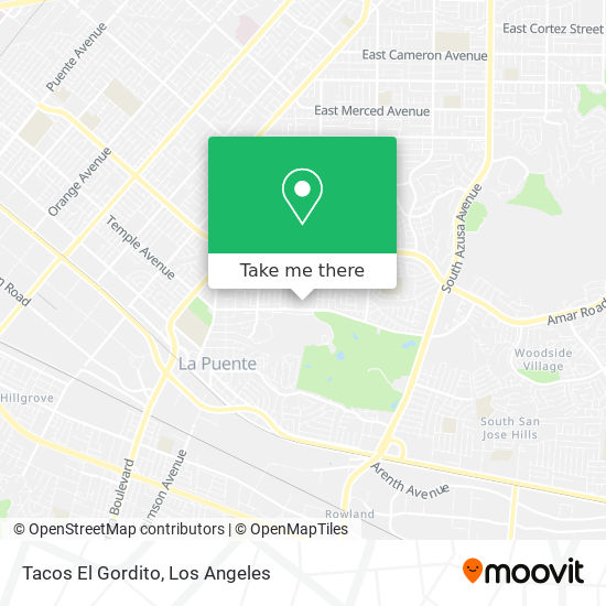 Tacos El Gordito map