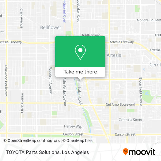 TOYOTA Parts Solutions map