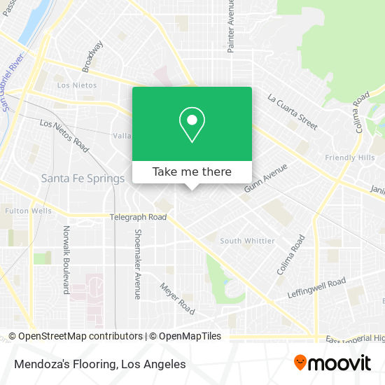 Mendoza's Flooring map