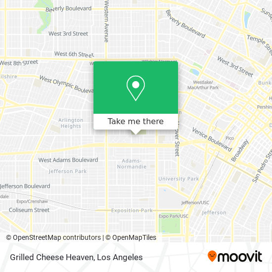 Grilled Cheese Heaven map