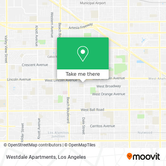 Mapa de Westdale Apartments