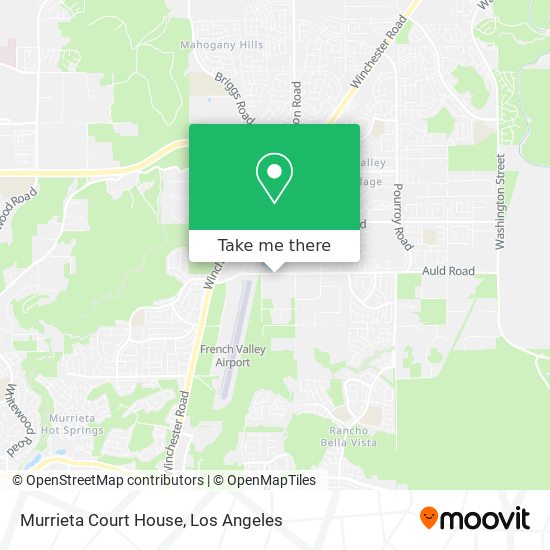 Murrieta Court House map