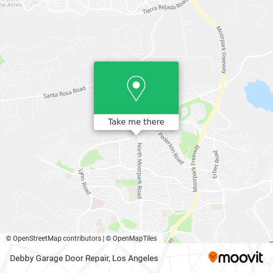 Mapa de Debby Garage Door Repair