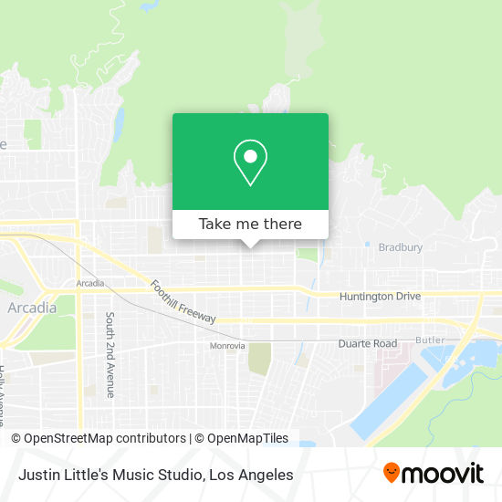 Justin Little's Music Studio map