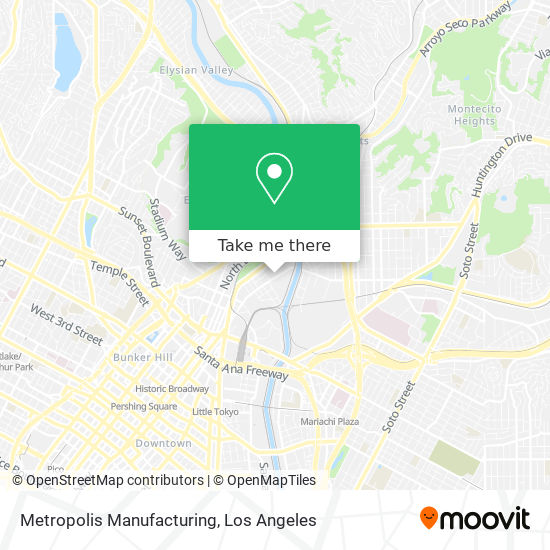 Metropolis Manufacturing map