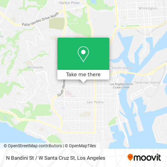 N Bandini St / W Santa Cruz St map