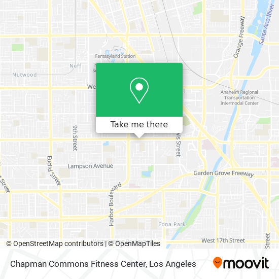 Mapa de Chapman Commons Fitness Center