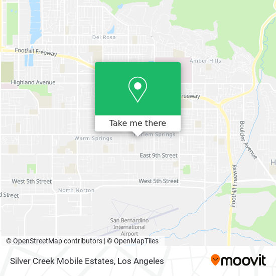 Silver Creek Mobile Estates map