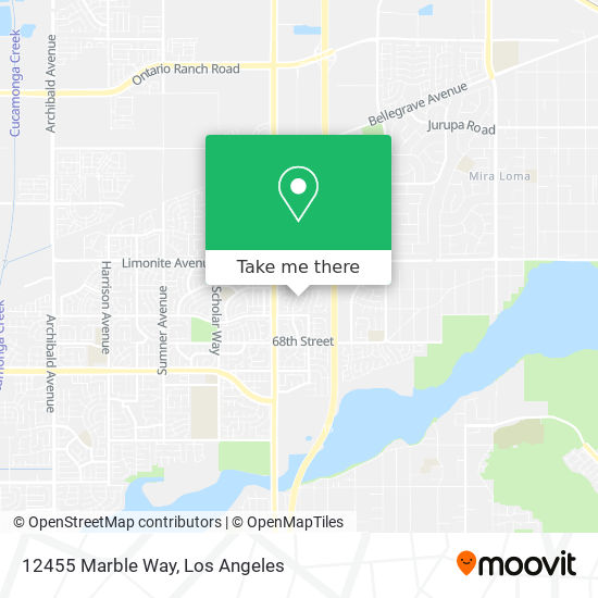 12455 Marble Way map