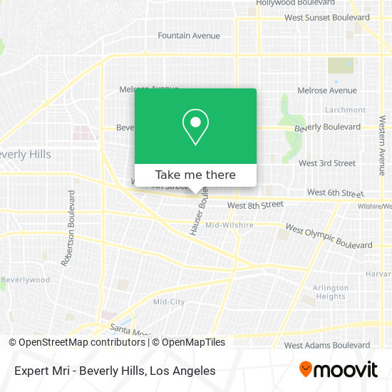 Mapa de Expert Mri - Beverly Hills