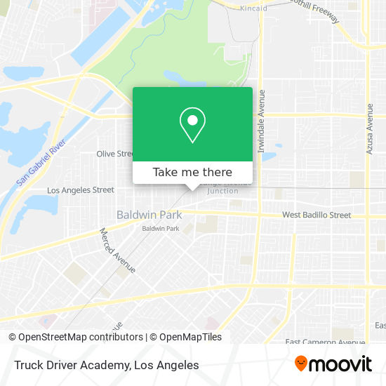 Truck Driver Academy map