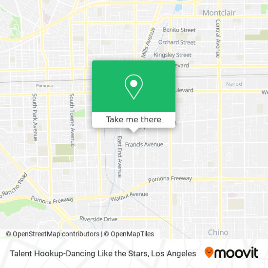 Mapa de Talent Hookup-Dancing Like the Stars