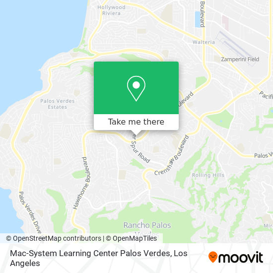 Mapa de Mac-System Learning Center Palos Verdes