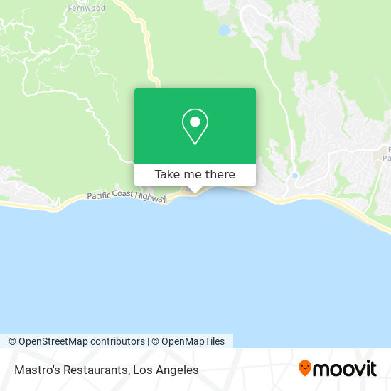 Mapa de Mastro's Restaurants