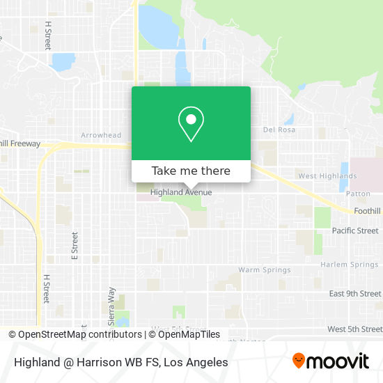 Highland @ Harrison WB FS map