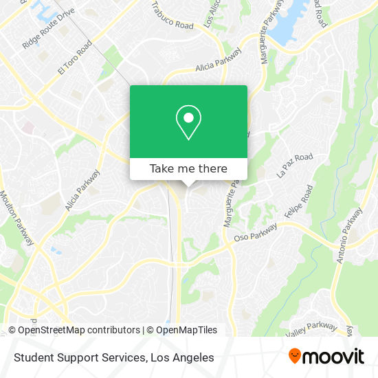 Student Support Services map