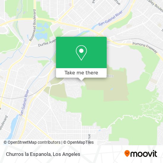 Churros la Espanola map