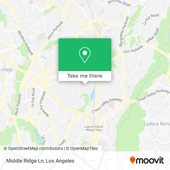 Mapa de Middle Ridge Ln