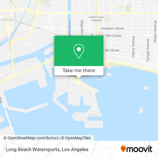 Long Beach Watersports map