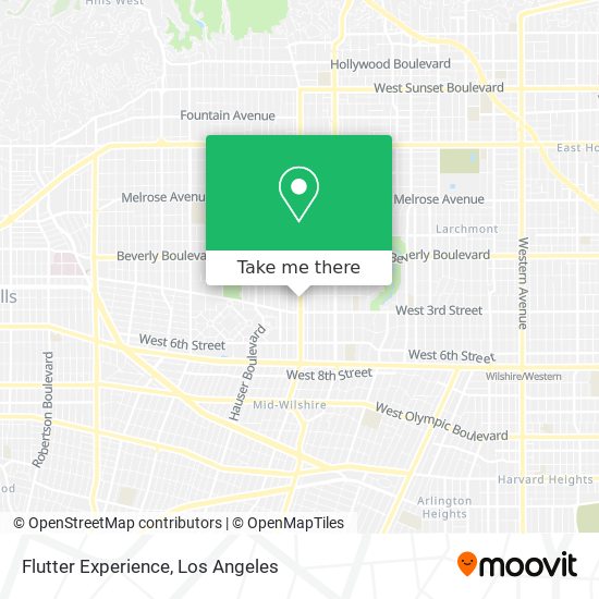 Flutter Experience map