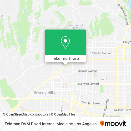 Feldman DVM David Internal Medicine map
