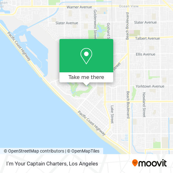 I'm Your Captain Charters map