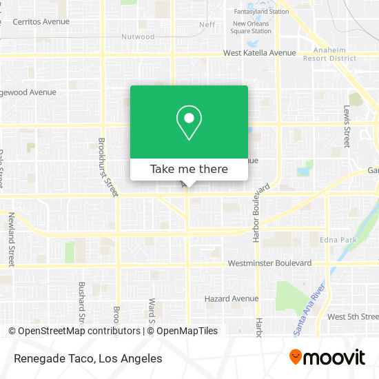 Renegade Taco map