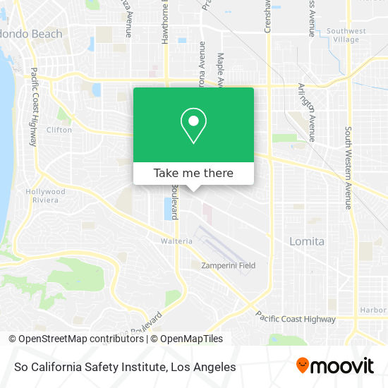 So California Safety Institute map